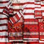 Slavic Traditional Pattern Ornament Embroidery. Culture of Belar